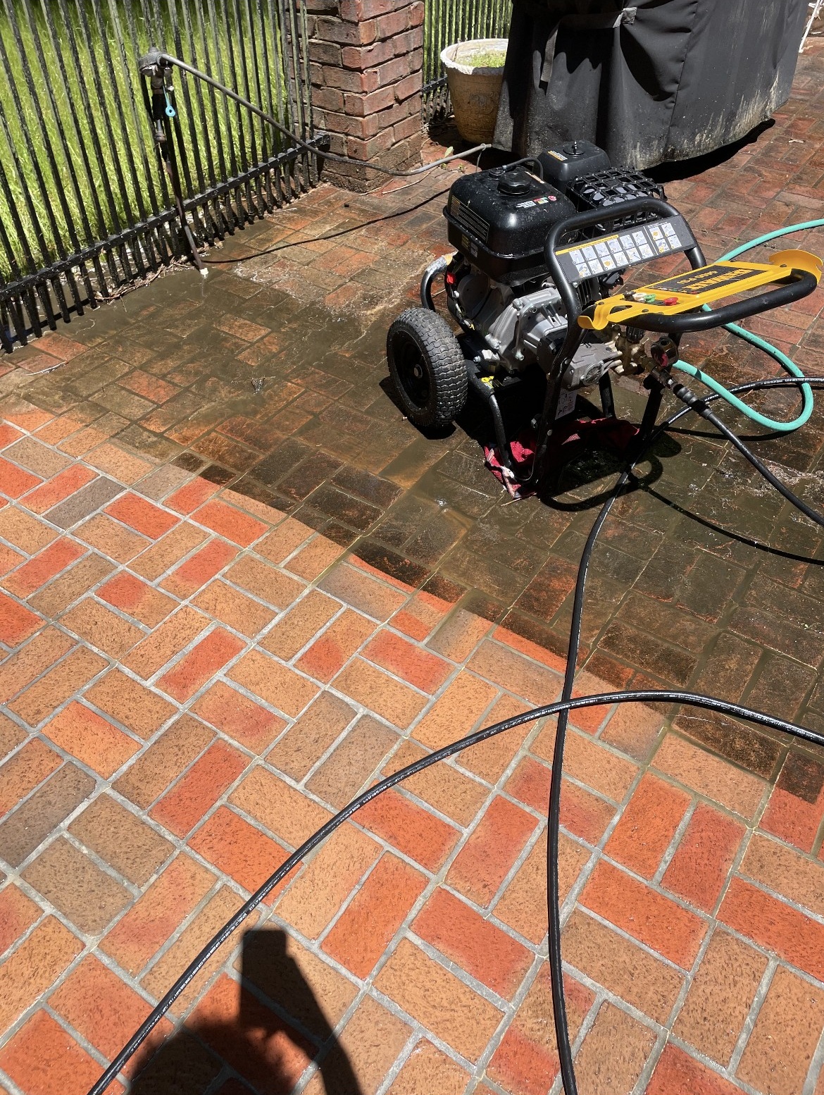 Pressure washing job 1